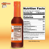 The Original Hooters Hot Sauce - Balanced Taste with Aged Red Peppers, Mild Spicy for Spreads, Crackers, Eggs or as Buffalo Wing Sauce, Easy Use Small