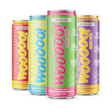 Wooooo! Energy Ric Flair Sparkling Adaptogenic Mushroom Energy Drink | Natural Antioxidants & Nootropics | Lion’s Mane & Cordyceps | 150mg Caffeine |