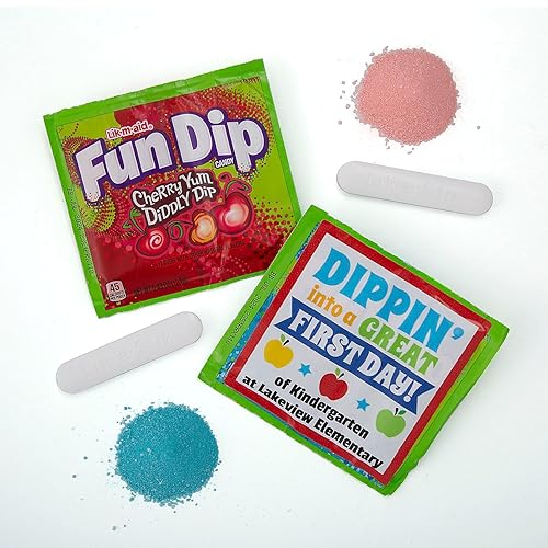 Fun Express Lik-m-aid Fun Dip Candy Packs, Bulk 48 Pieces