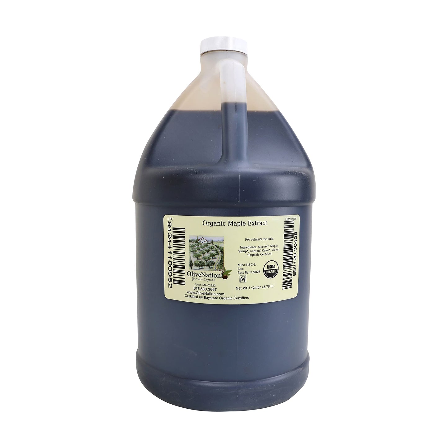 Organic Maple Syrup Extract - PG Free - Non-GMO - Gluten Free - Kosher - Vegan - 32 ounces