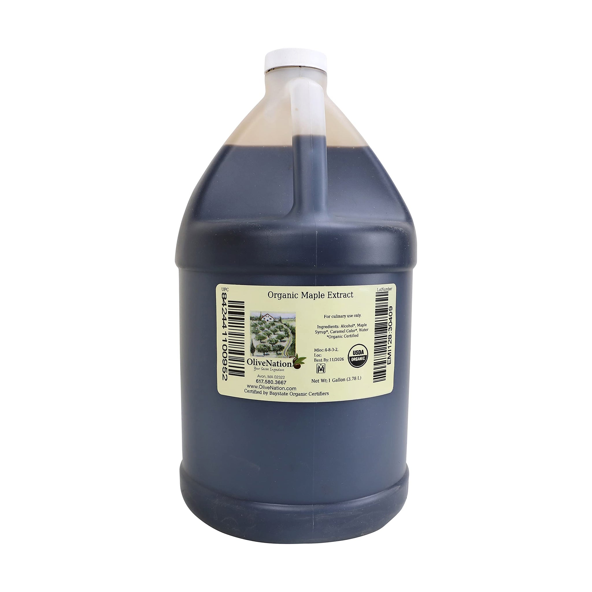 Organic Maple Syrup Extract - PG Free - Non-GMO - Gluten Free - Kosher - Vegan - 16 ounces