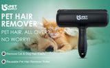US PET SUPPLY Pet Hair Remover Roller-Reusable, Self Cleaning Lint Roller for Pet Hair Removal on Furniture, Carpets, Clothes & Car Seats-Dog & Cat