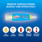Bleach Gel Stain Remover Pen - Travel Size Toiletry for Clothing, Instant Spot Cleaner, Travel Essentials & Accessories