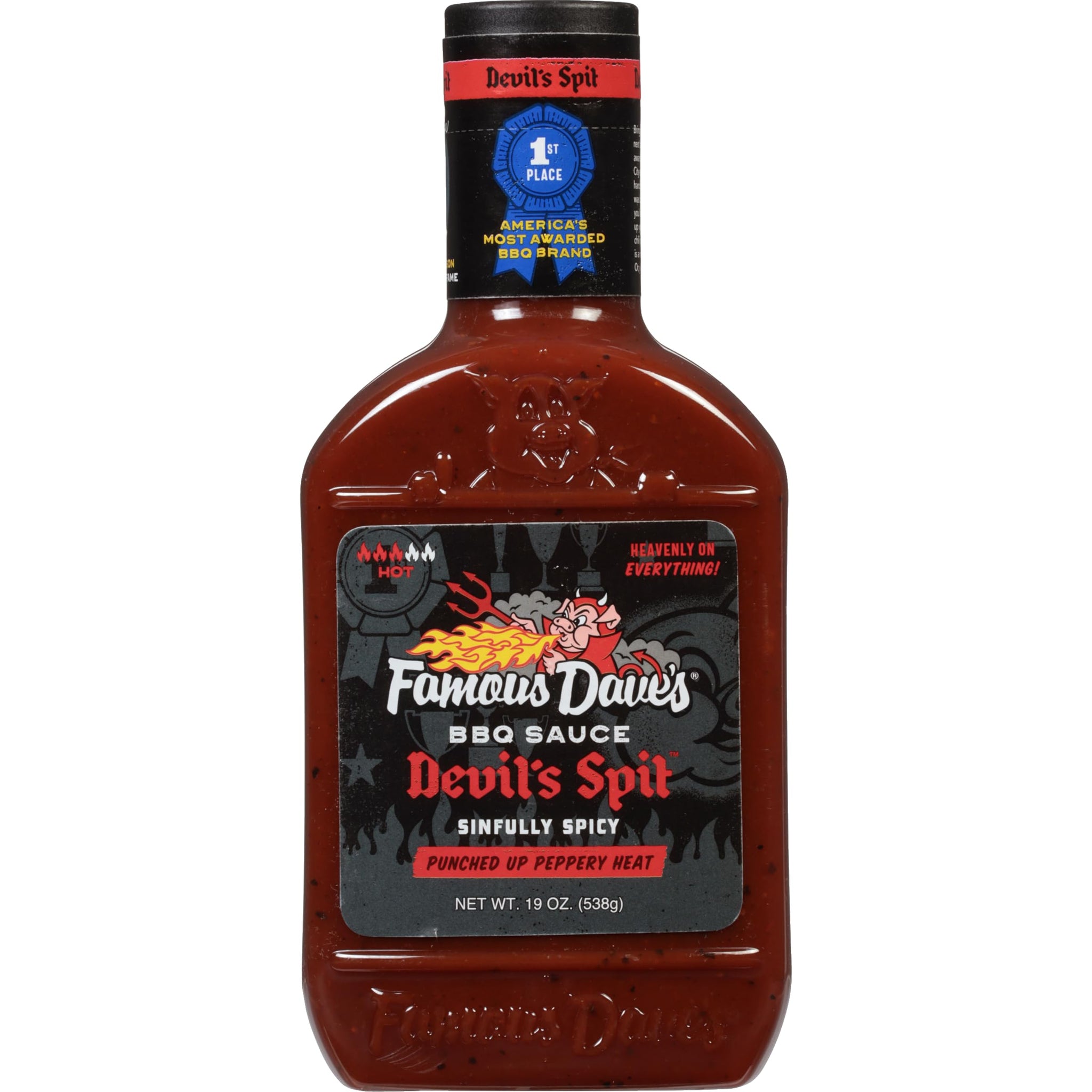 Famous Dave's BBQ Variety Pack With Devil's Spit, Sweet & Zesty and Rich & Sassy, Grill, Smoke, Bake, 20 Ounce 3-Pack