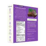 ALOHA Organic Plant Based Protein Bars 4-Pack - Chocolate Fudge Brownie - 1.98oz Bars - Vegan, Low Sugar, Gluten-Free, Paleo, Low Carb, Non-GMO
