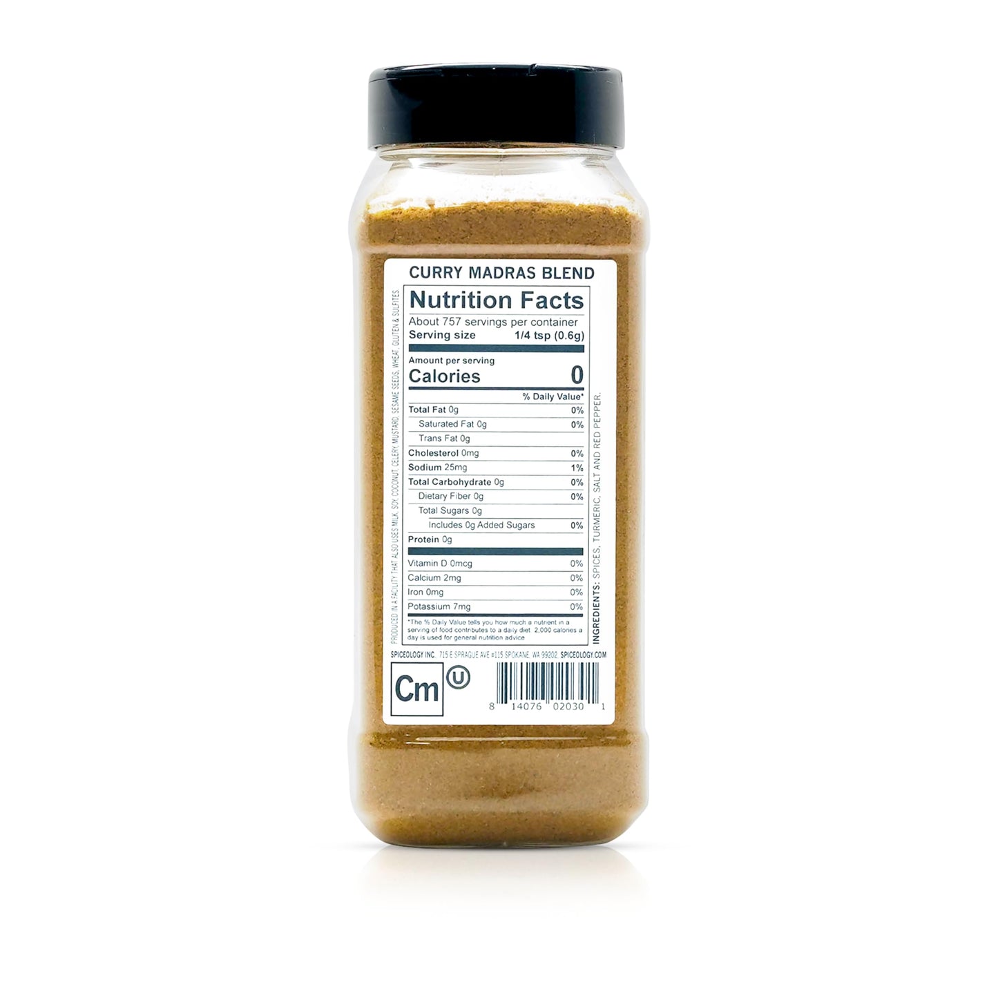 Spiceology - Curry Madras Powder - Indian Curry Seasoning Spice Blend - 16 ounces