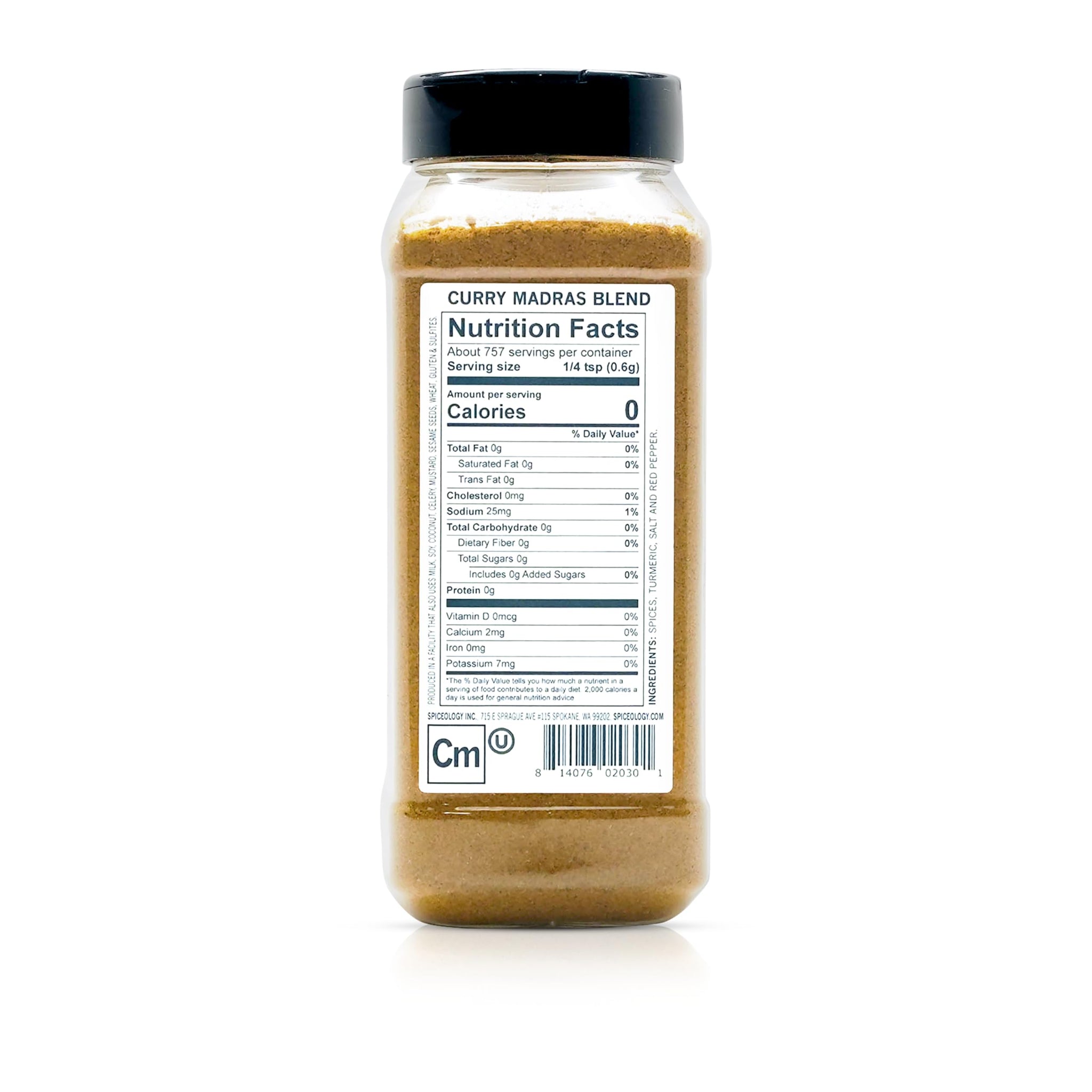 Spiceology - Curry Madras Powder - Indian Curry Seasoning Spice Blend - 16 ounces