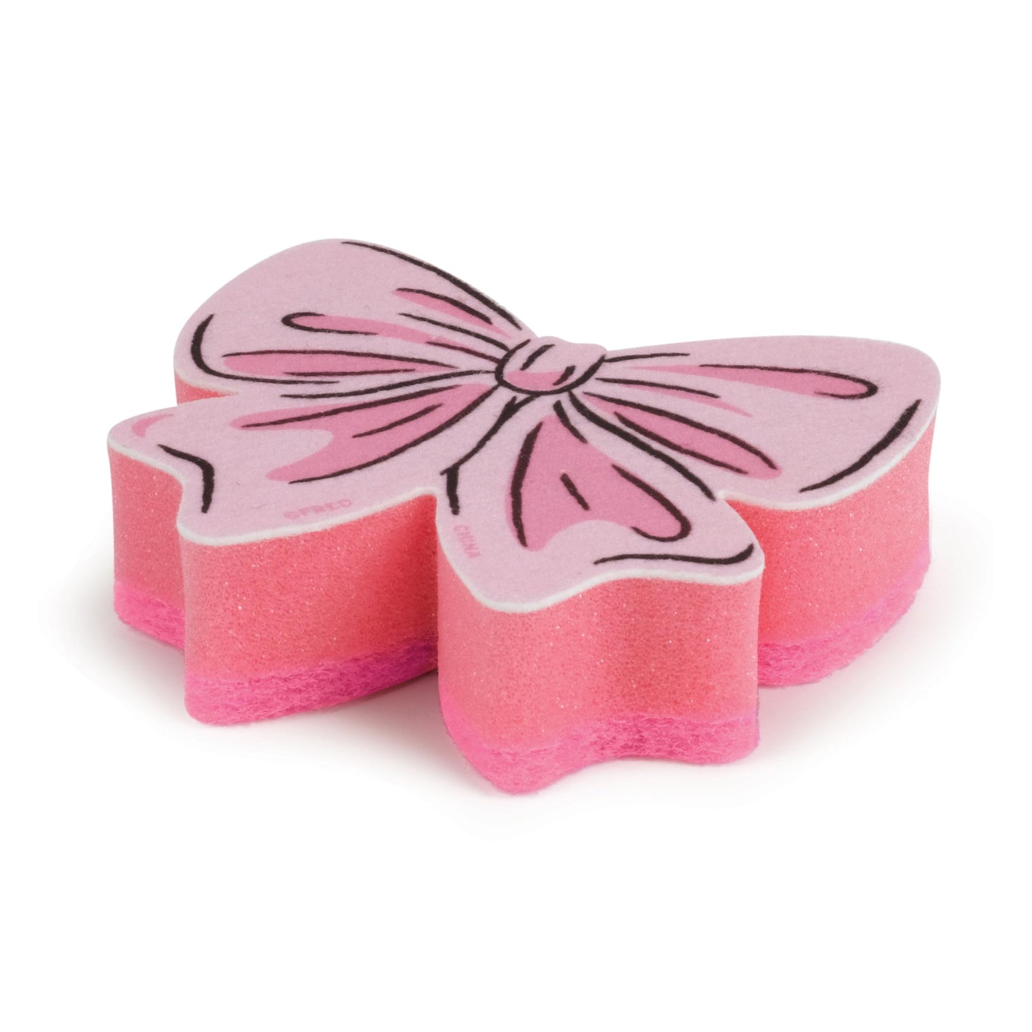 Genuine Fred Tidy Ties Coquette Bow Sponges, Set of 2, Pink and Blue, Durable Layered Sponges, Girly Coquette Kitchen Accessory, Gift-Ready Packaging