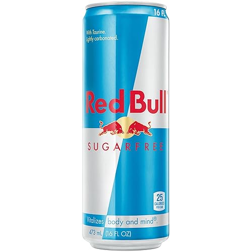 Red Bull Red Bull Sugar Free Energy Drink with 151mg Caffeine plus Ta, 16 FZ