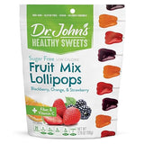Dr. John’s Sugar Free Candy, Healthy Lollipops with Zero Sugar, Low Calorie Snacks, Keto Friendly Hard Candy Sweets, Mixed Fruit, 14 Count, 3.7 OZ