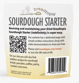 Breadtopia Sourdough Starter | Made from Organic & Non-GMO Ingredients | Easy to Follow Instructions | Make Homemade Sourdough Bread | Sour Dough