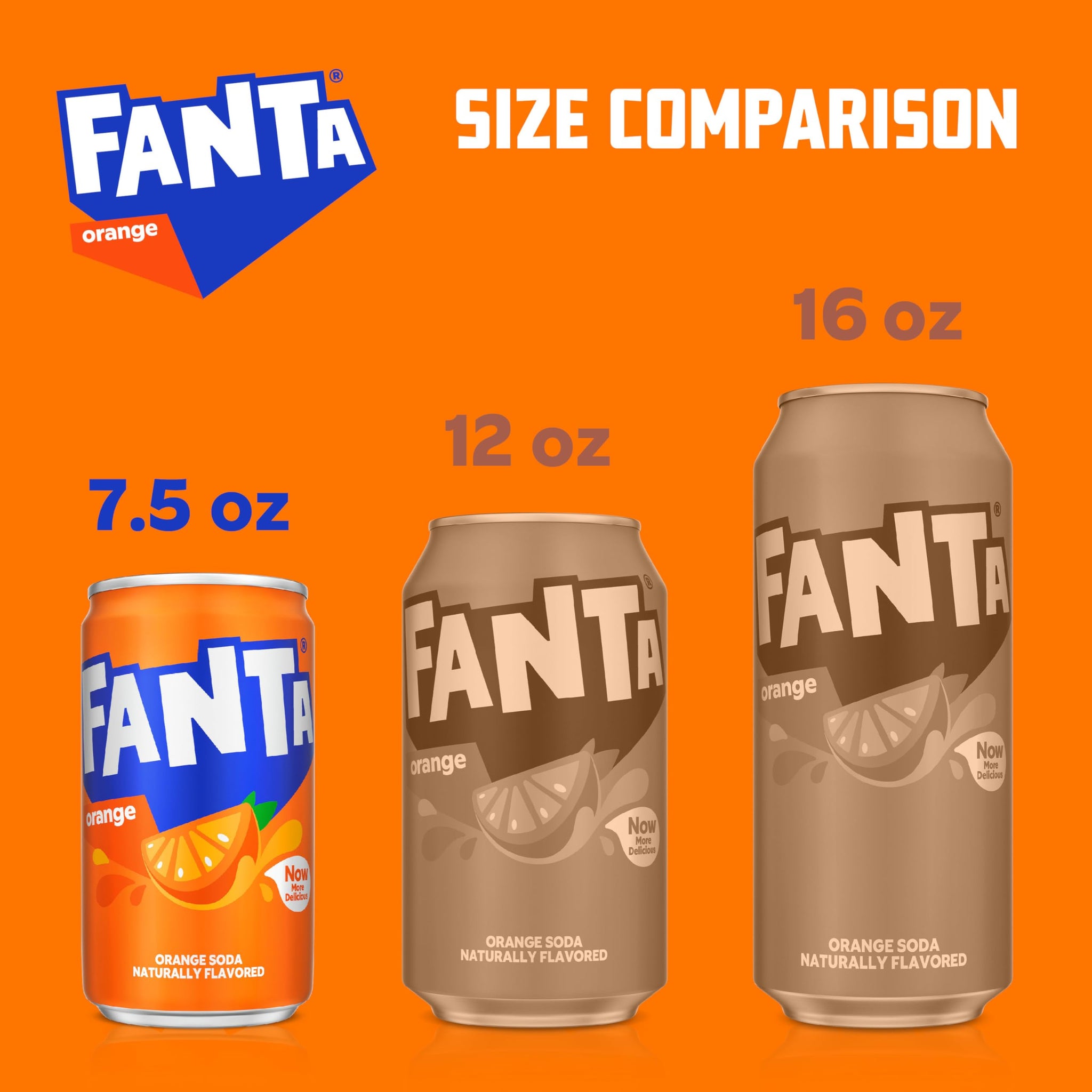 Fanta, 6 pack, 7.5 oz. mini cans