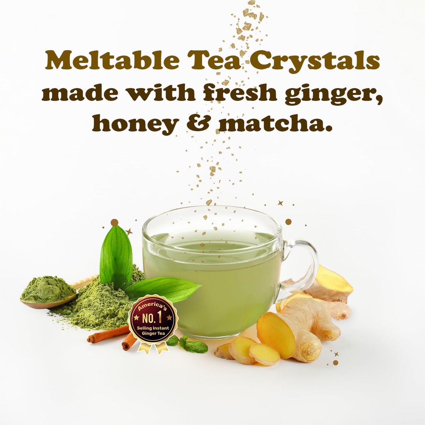 Pocas Honey Ginger Tea with Matcha 20 Packs