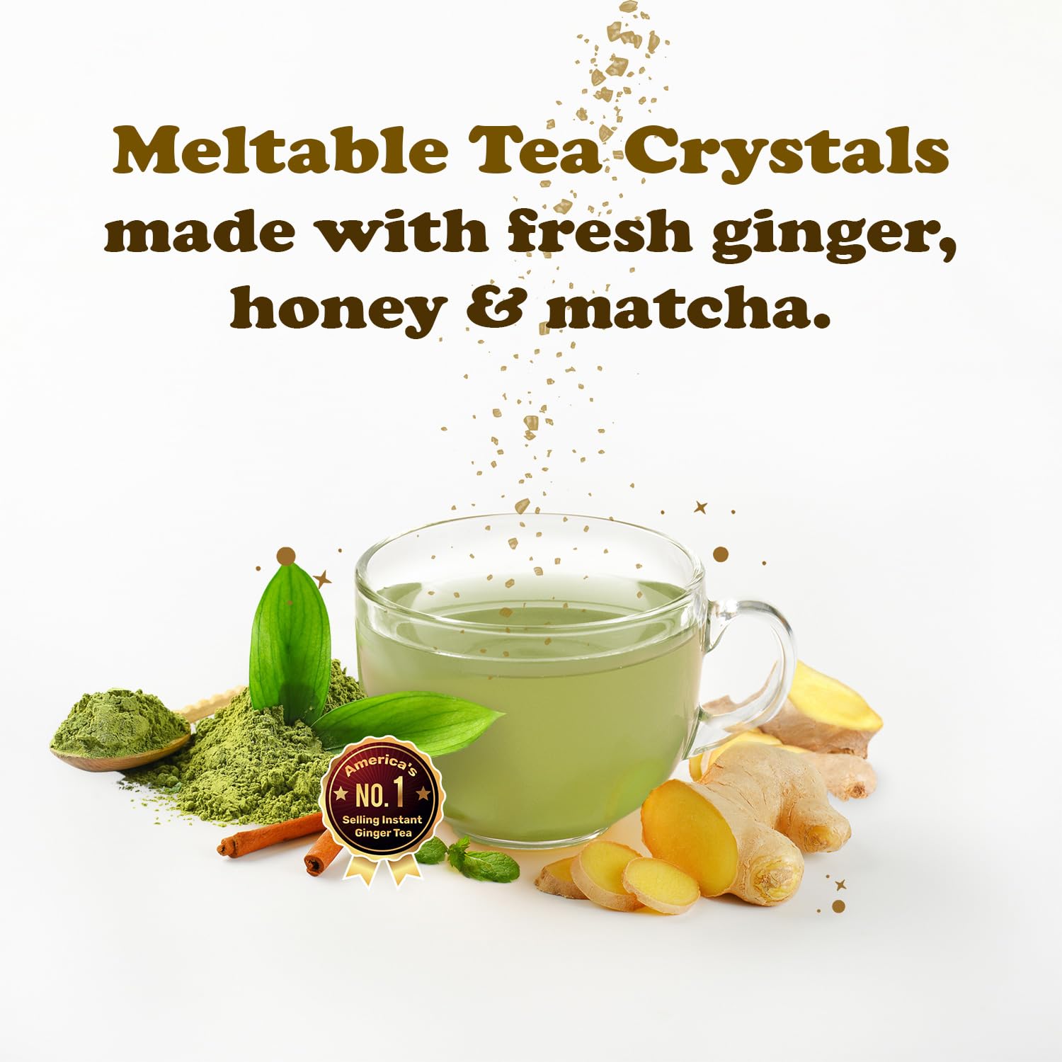 Pocas Honey Ginger Tea with Matcha 20 Packs