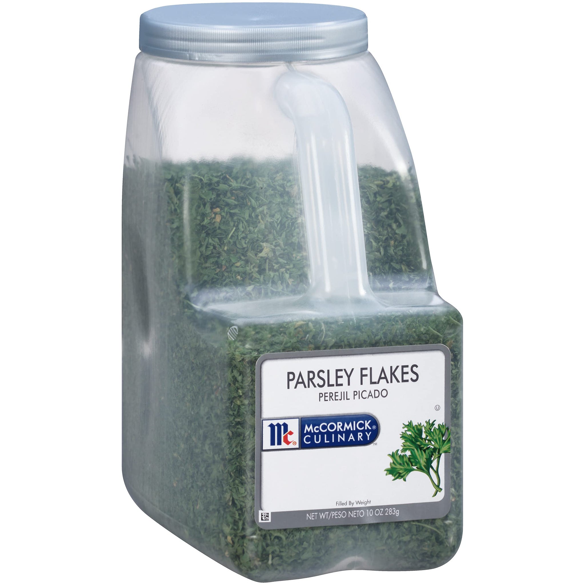 McCormick Culinary Dried Parsley Flakes, 10 oz - One 10 Ounce Container of Dried Chopped Parsley Leaves, Use As Substitute for Fresh Parsley, Perfect