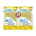SANI 360° Sani Sticks Drain Cleaner and Deodorizer, 24 Count, Lemon Scent Enzyme Pipe Cleaners, Eliminate Odors, Prevent Clogged Drains, Safe