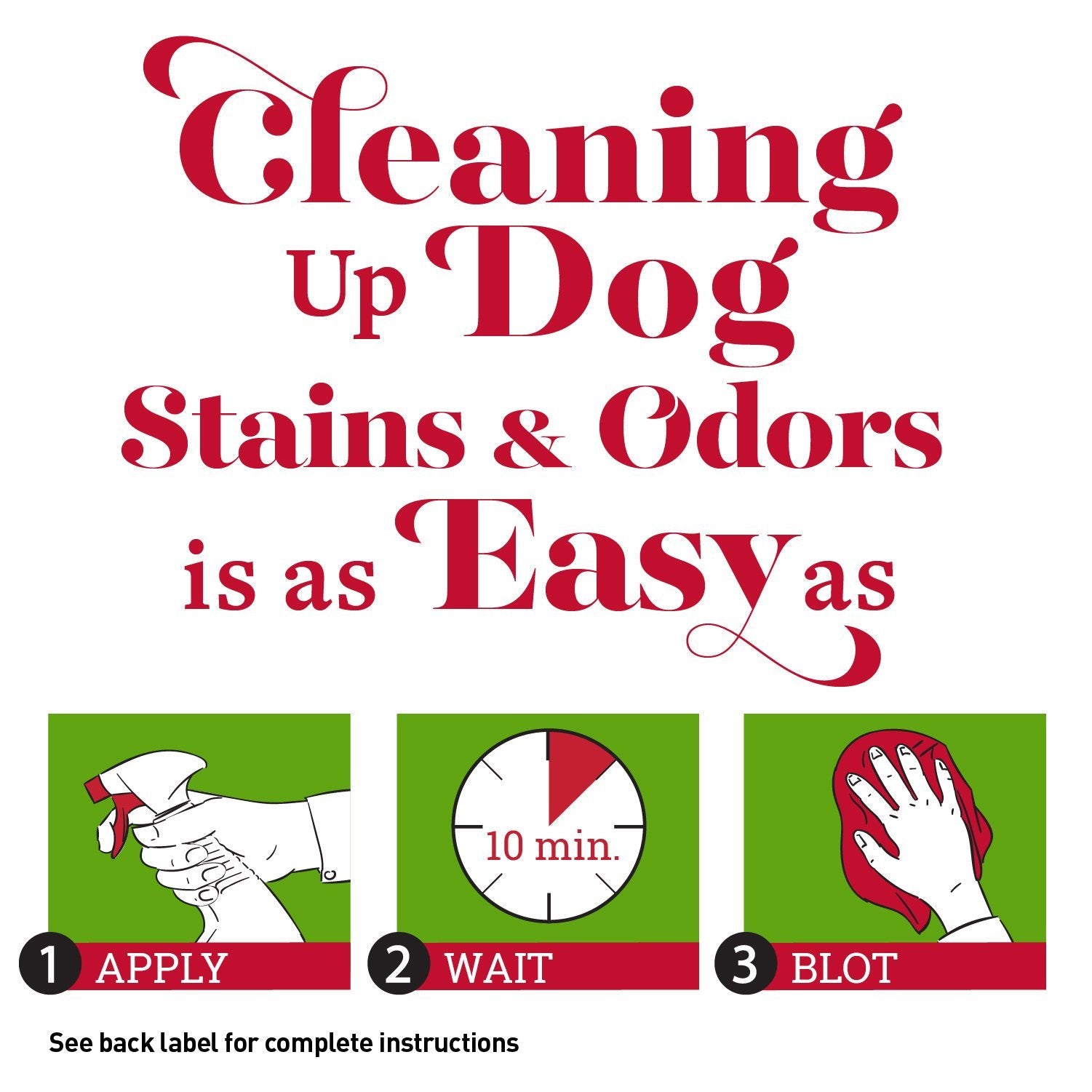 Nature’s Miracle P-96965 Stain and Odor Remover Dog, Odor Control Formula, Lavender Scent,32 oz