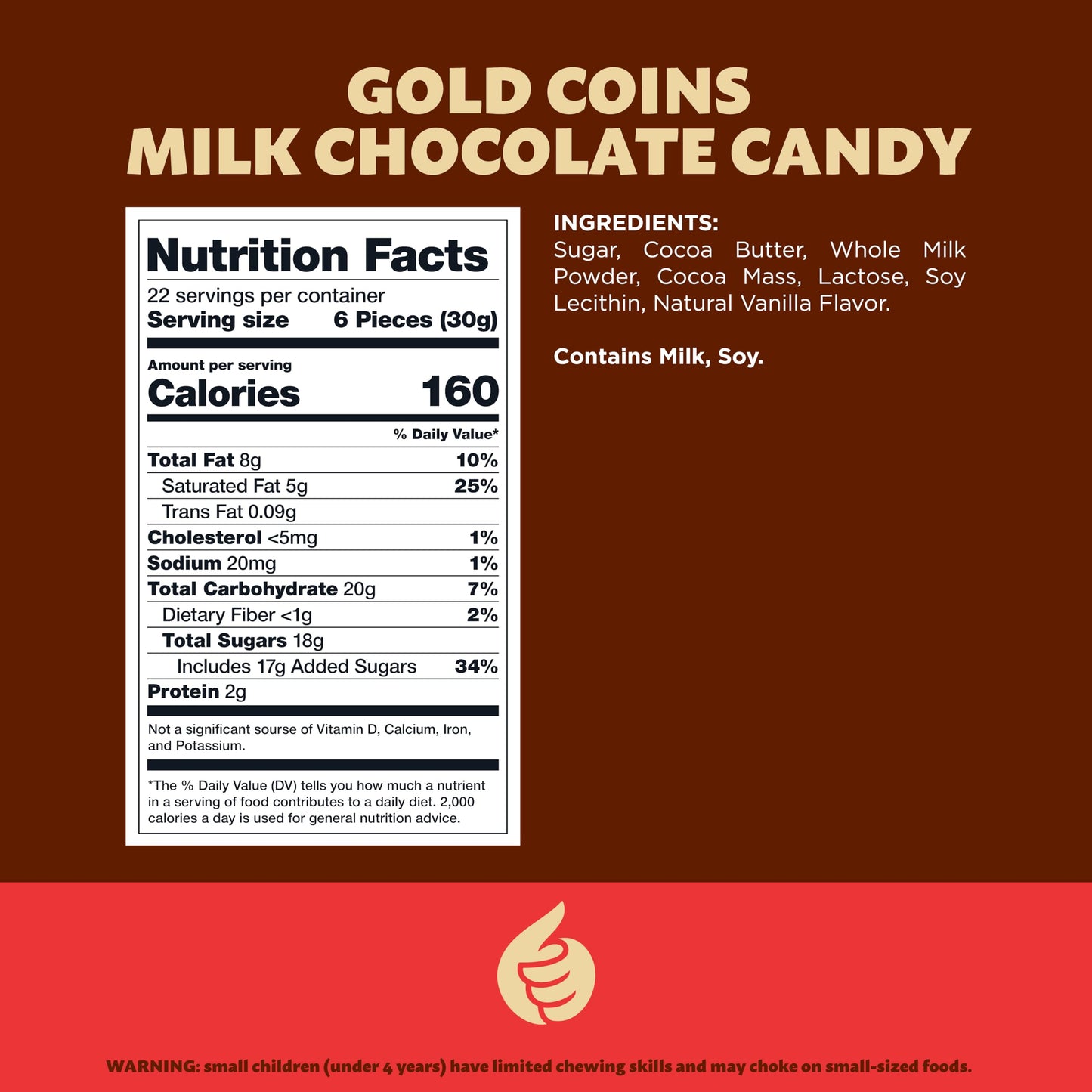 Chocolate Coins | 1.5-Pound Bag -125 Count | Bulk Chocolate Gold Coins for Holiday Gifts | Individually Wrapped Gold Candy for Gifting and Goodie Bags