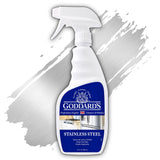 Goddard's Stainless Steel Cleaning Spray for Kitchen Appliances - Removes Grease & Food Stains, Brightens Surfaces to Streak-Free Shine, Resists
