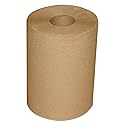 Morcon Paper 12300R Hardwound Roll Towels 7 7/8-Inch x 300 ft Brown 12/Carton