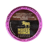 Moose Munch Coffee by Harry & David, Dark Chocolate Candy Caramel, 100 Single Serve Cups