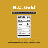 Rufus Teague KC Gold Mustard BBQ Sauce, Award-Winning, 14.25 oz, 1-Pack