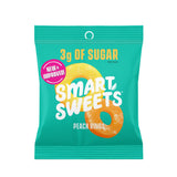 SmartSweets Peach Rings, Candy With Low Sugar 3g, Low Calorie 100, Net Carb 10, Plant Based, Gluten Free, No Artifical Colors or Sweeteners 1.8 Oz