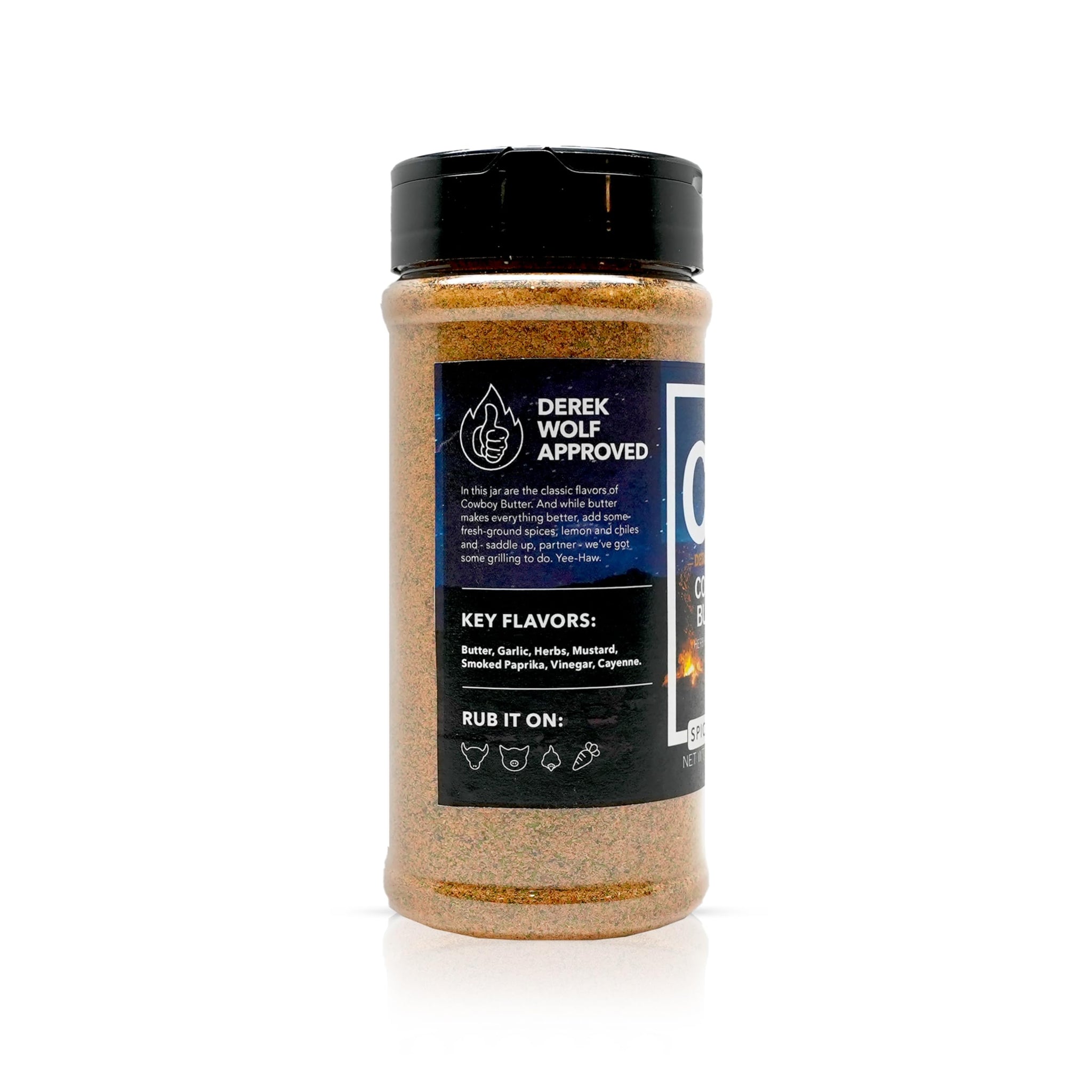 Spiceology - Derek Wolf Cowboy Butter Seasoning - Bold & Buttery Blend with Garlic, Smoked Paprika & Mustard - Perfect for Beef Brisket, Pork Chops