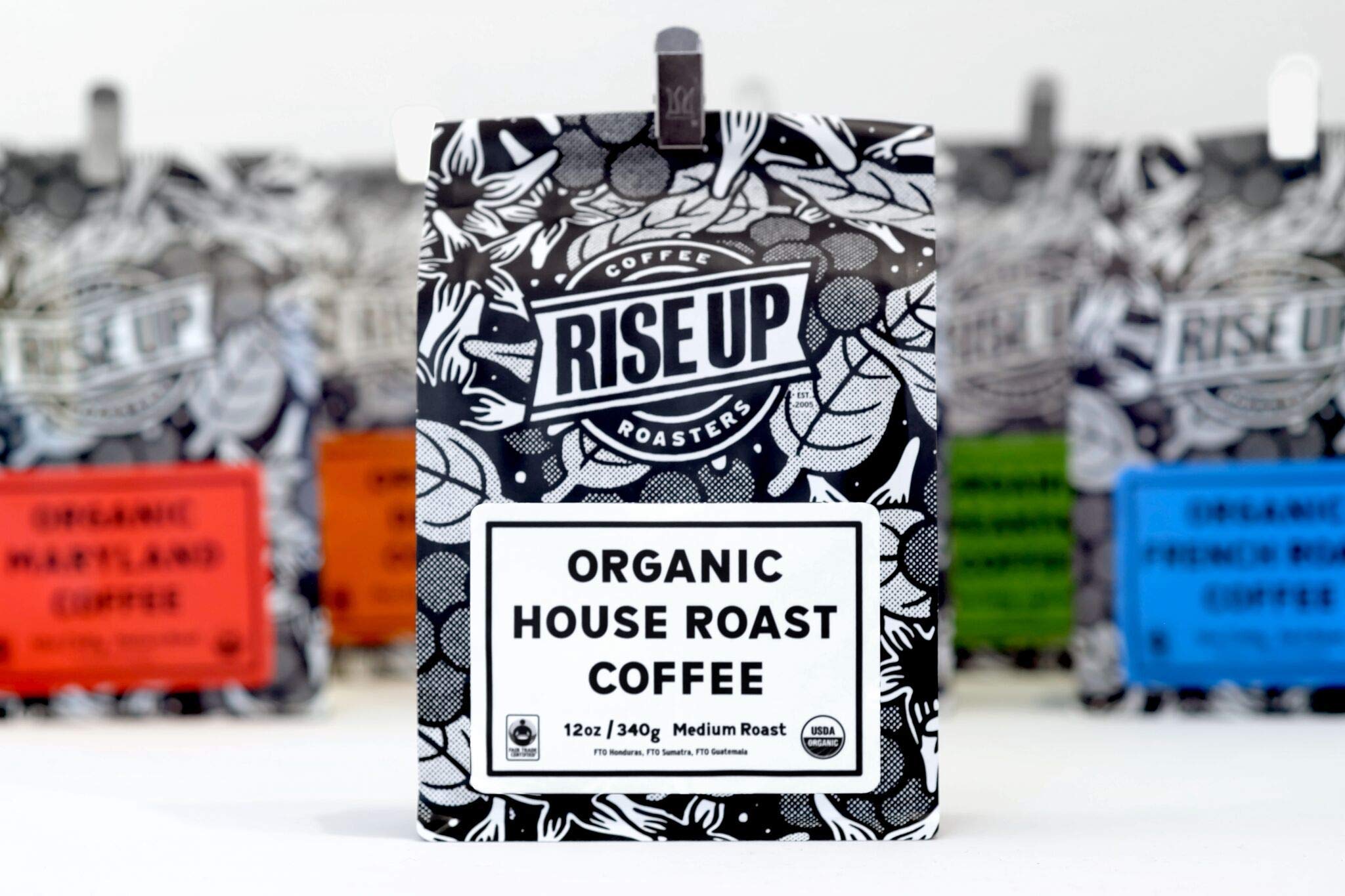 Organic House Roast, Certified Fair Trade Organic Coffee, 12 oz, Whole Bean (Organic House)