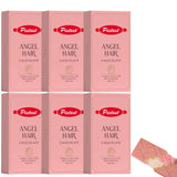 ANGEL HAIR Chocolate Cotton Candy Bar 170g - Strawberry & Pistachio Flavor - Gourmet Sweet Treat - Premium Candy Gift Box - Perfect for Birthdays