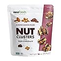 InnoFoods Dark Chocolate Nut Clusters, Gluten Free, Non-GMO, 3 Pack, 16 oz Each