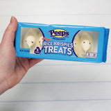 Peeps Rice Krispies Treats Marshmallow Chicks, Easter Candy Basket Stuffers, 5 Count Boxes, Pack of 3
