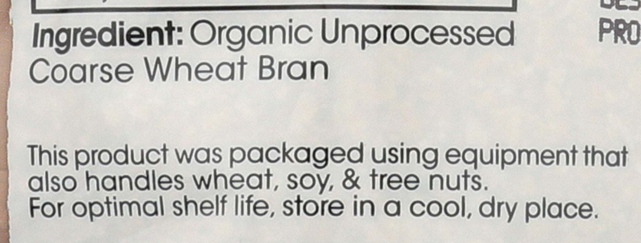 Shiloh Farms, Bran Coarse Organic, 16 Ounce