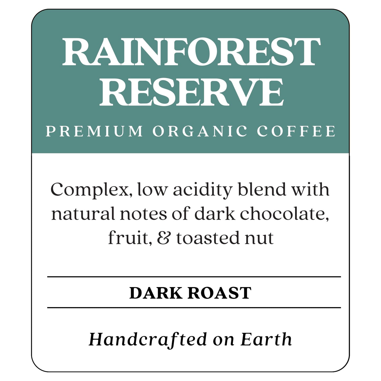 Copper Moon Dark Roast Whole Bean Coffee, Rainforest Reserve Organic Blend, 2 Lb