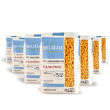 DeLallo Elbow Macaroni Pasta, Made in Italy, Bronze Cut, Made with Only 100% Durum Wheat Semolina Flour, All Natural, Non-GMO, Kosher, Vegan, 1 Pound