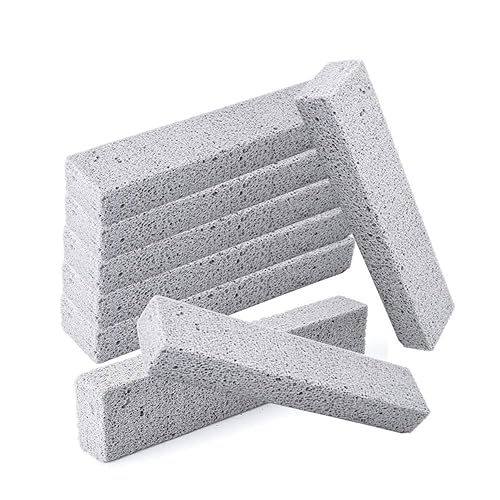 Carkio 8PCS Pumice Stones for Cleaning, Pumice Stick Cleaner for Removing Toilet Bowl Ring,Bath, Kitchen,Swimming Pool,Ceramic Tile Cleaning