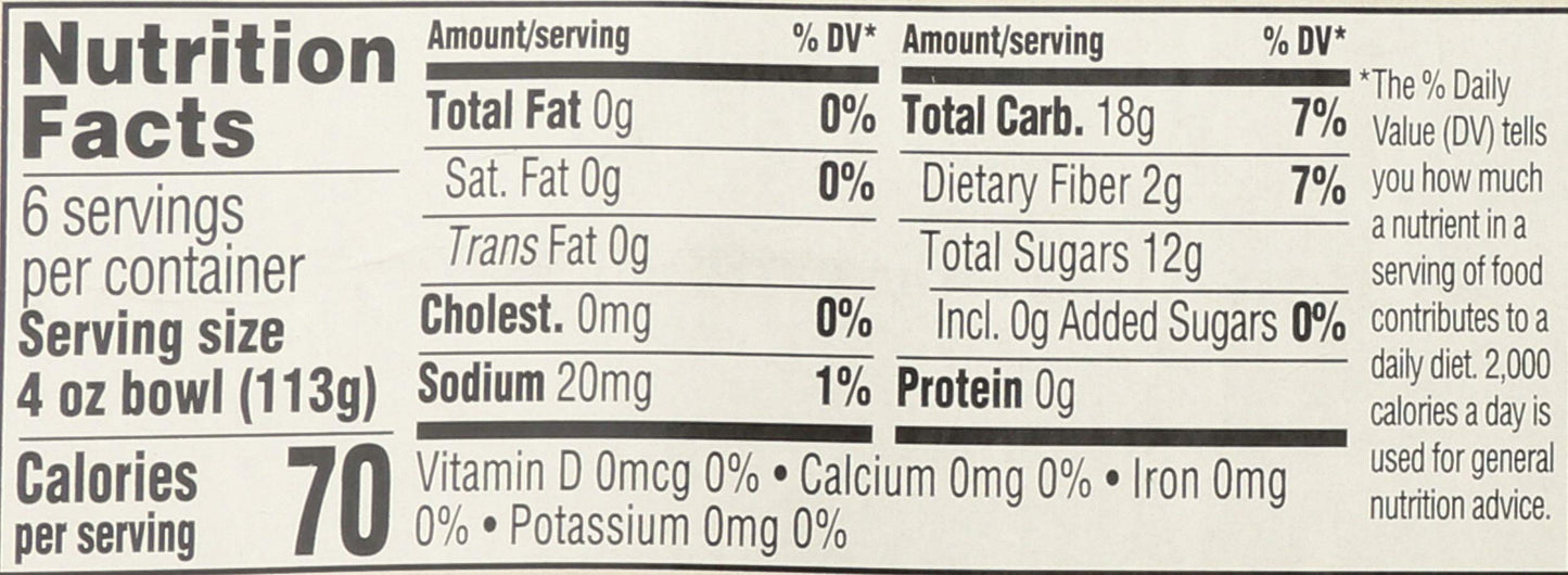 365 by Whole Foods Market, Organic Unsweetened Apple Sauce Cups, 4 Ounce (Pack of 6)