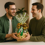 Handcrafted Gift Basket with Chocolates, Cookies, Snacks & Candy. Perfect for Birthdays, Sympathy, Holidays, Clients & Thank You Gifts (Premium