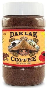 Dak Lak 100% Freeze Dried Vietnamese Instant Coffee, 175 Gram Jar