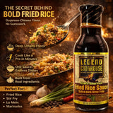 Legend Cookhouse Fried Rice Sauce - Authentic Stir Fry Sauce for Chinese Style Fried Rice, Lo Mein & Wok Cooking - Savory Soy Garlic Oyster Blend