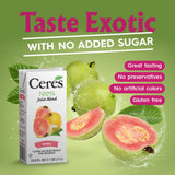 Ceres 100% Pure Fruit Juice Blend - Delicious Guava - Rich in Vitamin C, No Preservatives, Cholesterol Free, Gluten Free 33.8 FL OZ (Pack of 6)