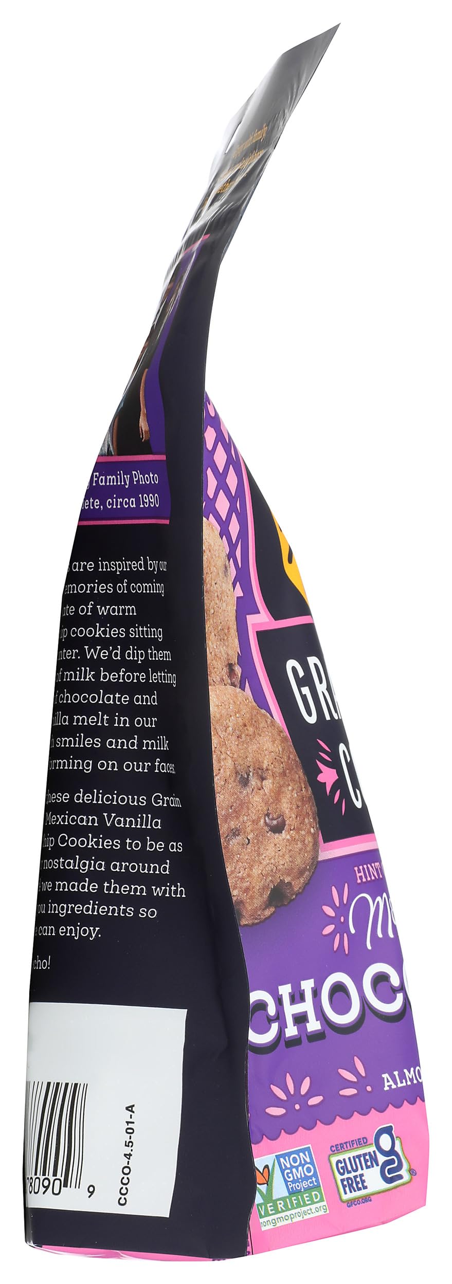Siete Gluten Free Chocolate Chip Cookies w/ Hint of Mexican Vanilla | Vegan | Grain Free | Non GMO | Dairy Free | Made with Almond Flour & Coconut Oil