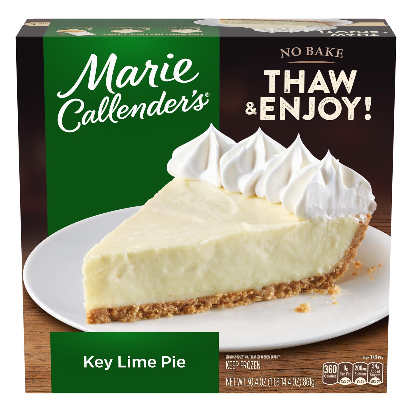 Marie Callenders Marie Callender's Key Lime Pie Dessert, 30.4 OZ