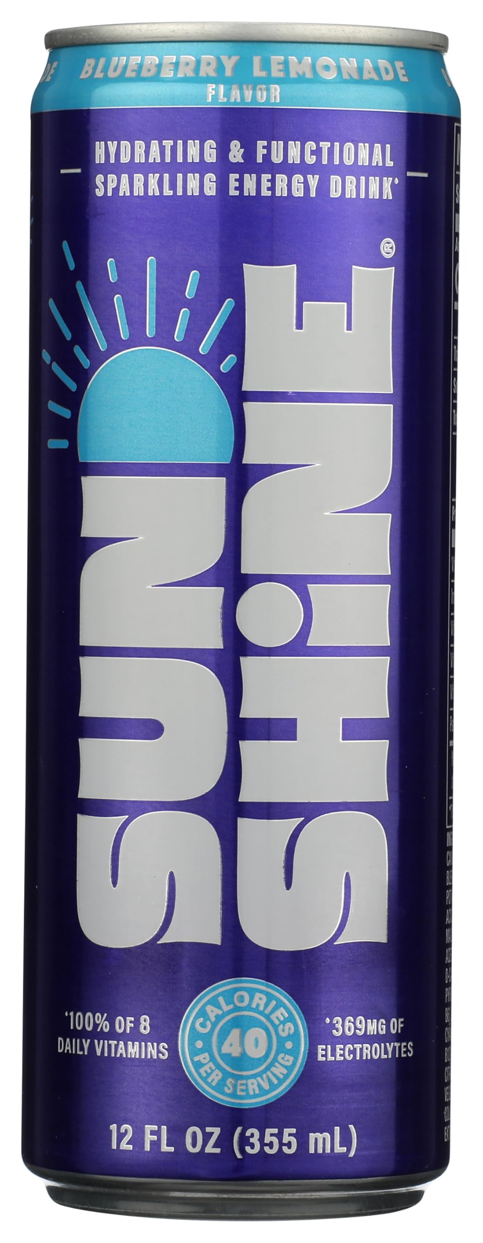 Sunshine Beverages, LLC Good Energy Drink, Blueberry Lemonade, 12 Fl Oz