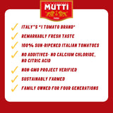 Mutti Positano Sauce for Pizza with Garlic & Oregano, 14 oz. | Italy’s #1 Brand of Tomatoes | Pack of 6 | Tomato Sauce for Pizza | Vegan Friendly