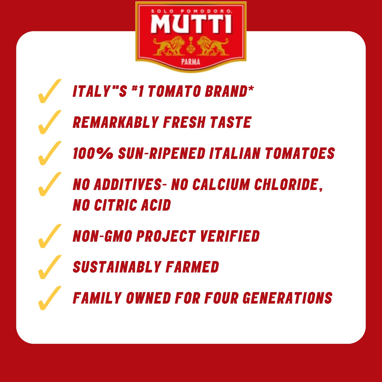 Mutti Positano Sauce for Pizza with Garlic & Oregano, 14 oz. | Italy’s #1 Brand of Tomatoes | Pack of 6 | Tomato Sauce for Pizza | Vegan Friendly