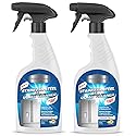 Wonderson 2-In-1 Stainless Steel & Glass Cleaner 16 Ounces - For Use On Appliances, Countertops, Sinks, Stovetops, Dishwashers, Windows, Bathrooms