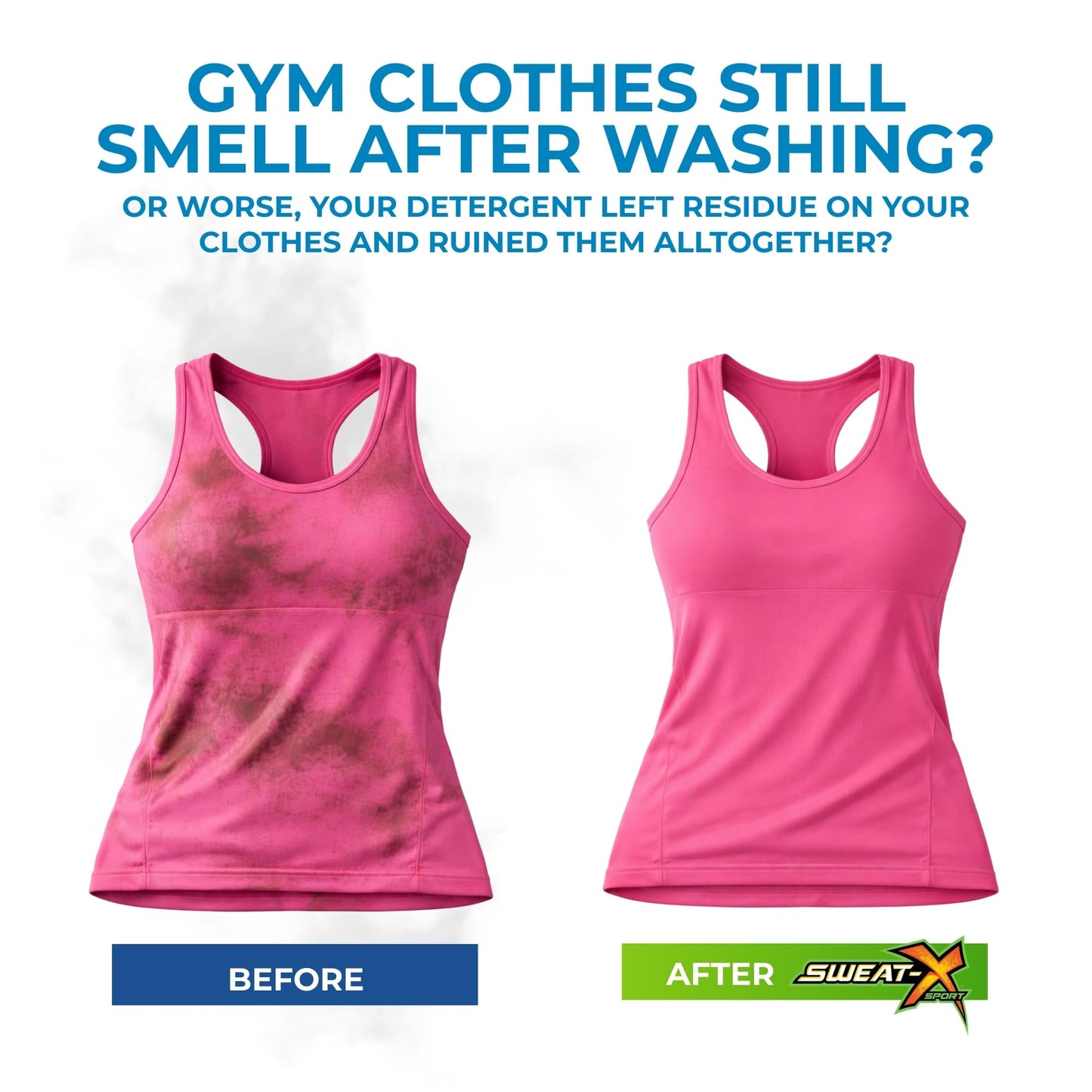SWEAT X Original Activewear Laundry Detergent Liquid - Natural Washing Detergent for Activewear & Gym Clothes - Non Toxic Laundry Detergent
