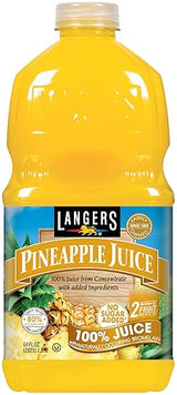 Langer, Pineapple Juice with Vitamin C, 64 Fl Oz Bottle