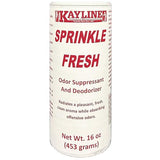 Sprinkle Fresh Carpet Freshener & Deodorizer Powder, Use on Upholstery, Garbage Cans & Dumpsters, 16 oz